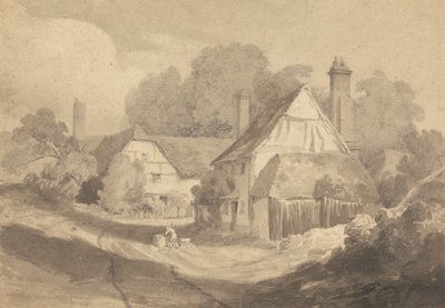 Cottage a Letherhead Surrey da Cornelius Varley