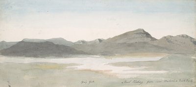Craig Goch, Moel Hebog, Galles del Nord, ca. 1802 da Cornelius Varley