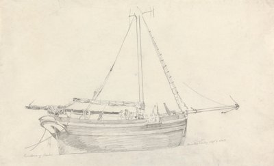 Peschereccio "Providence" di Scarborough da Cornelius Varley