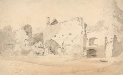 Castello di Raglan da Cornelius Varley