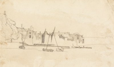 Piccole Barche nel Porto da Cornelius Varley