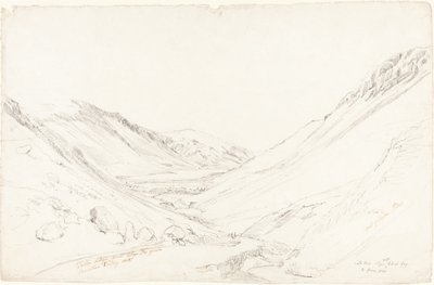 Tally Llyn da Llyn Trigrain da Cornelius Varley