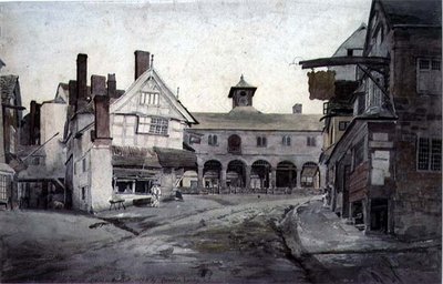 Il mercato, Ross, Herefordshire da Cornelius Varley