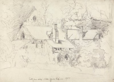 Abbazia di Valle Crucis, Denbighshire da Cornelius Varley