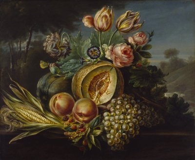 Natura morta con frutta e fiori, 1824 da Cornelius de Beet