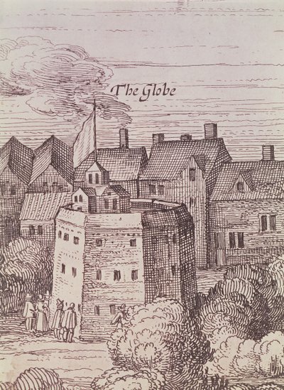 Il Globe Theatre, dettaglio da un