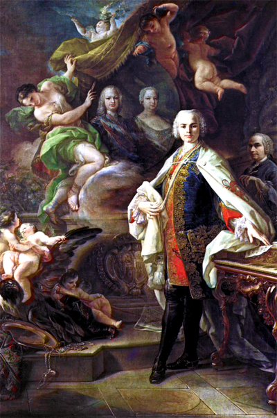 Ritratto di Farinelli (1705-1782) da Corrado Giaquinto