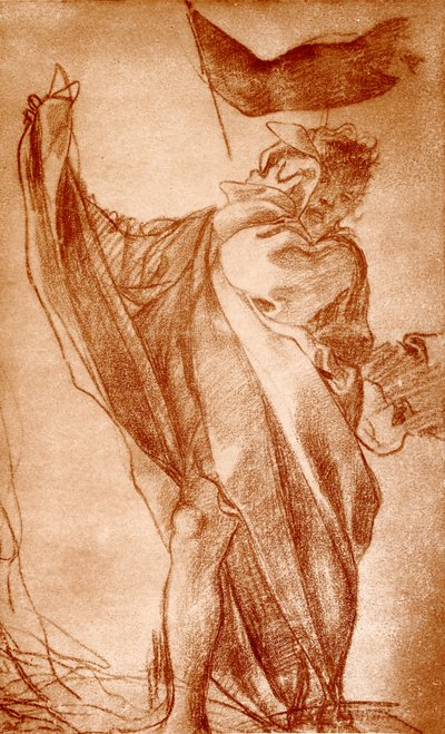Progetto per una figura di apostolo per la cupola della cattedrale di Parma da Antonio da Correggio
