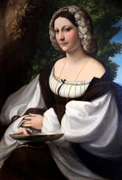 Ritratto di una donna, c1518 da Correggio