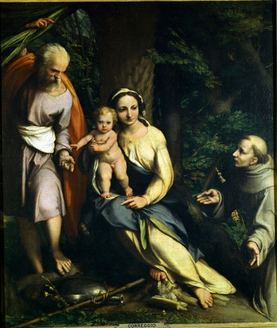 Riposo durante la fuga in Egitto da Correggio