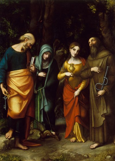 Santi Pietro, Marta, Maria Maddalena e Leonardo da Correggio