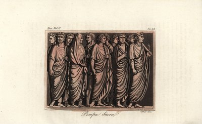 Nobili romani con corone d