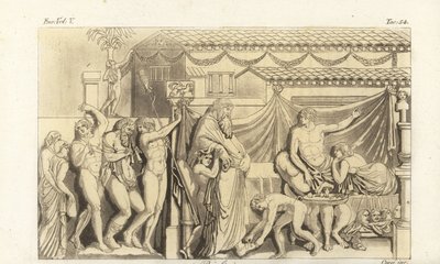 Scena dal Satyricon di Petronio da Corsi Corsi