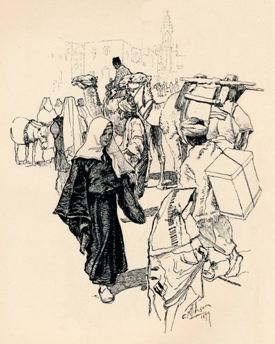 Scena a Betlemme, 1899 da Corwin Knapp Linson