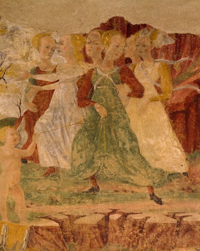 Disperazione delle ancelle di Proserpina, (dettaglio) da Cosimo (attr. to) Tura