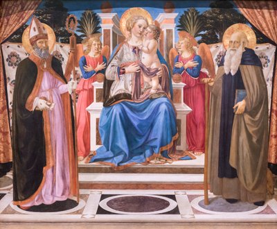 Madonna col Bambino in trono con angeli, San Nicola e Sant