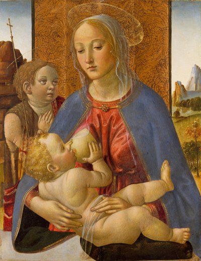 Madonna col Bambino e il giovane San Giovanni Battista da Cosimo Rosselli