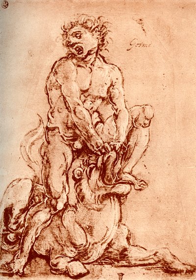 Ercole uccide il leone, 1913 da Cosimo Tura