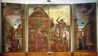 Polittico raffigurante San Giorgio e il drago e l