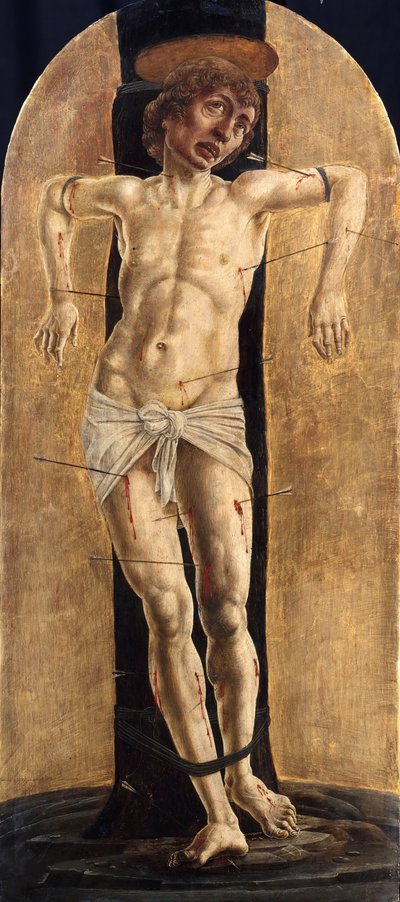 San Sebastiano, circa 1484 da Cosimo Tura
