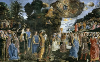 Discesa dal monte Sinai, 1481-1482 da Cosimo di Lorenzo Rosselli
