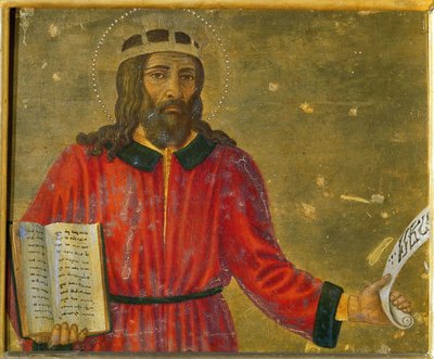 Re Davide Pannello della predella dell