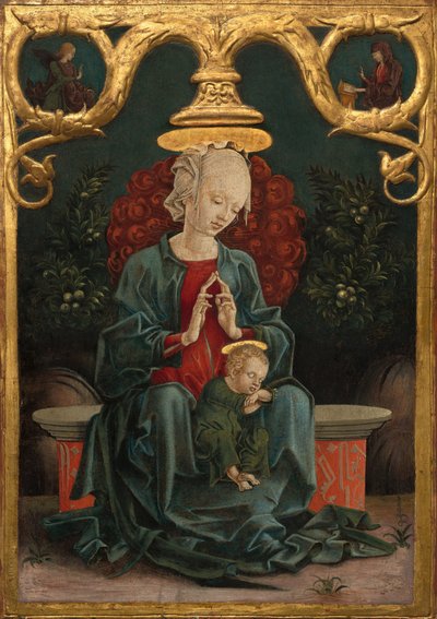 Madonna col Bambino in un giardino da Cosmè Tura