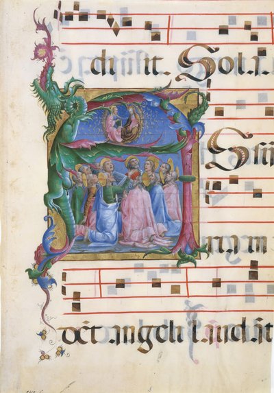 Illustrazione di manoscritto con l