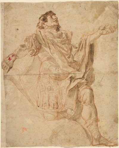San Giorgio in ginocchio (recto) da Cosmas Damian Asam