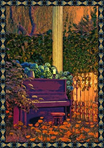 Enchanted Garden Piano da CosmoZach