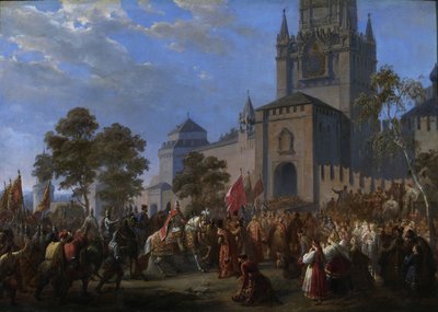 La rivolta nazionale di Kuzma Minin e del conte Dmitry Pozharsky, 1856 da Cosroe Dusi