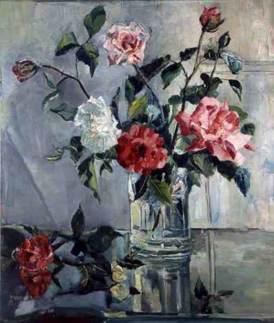 Rose su un Davanzale in un Vaso di Vetro, c.1922 da Countess Nora  (fl.1927 33) Wydenbruck