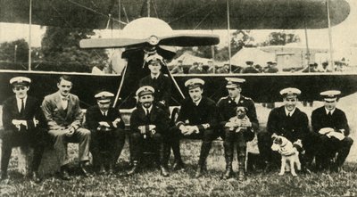 Comandante Samson del Royal Flying Corps...Prima Guerra Mondiale, c1914, c1920 da Cribb
