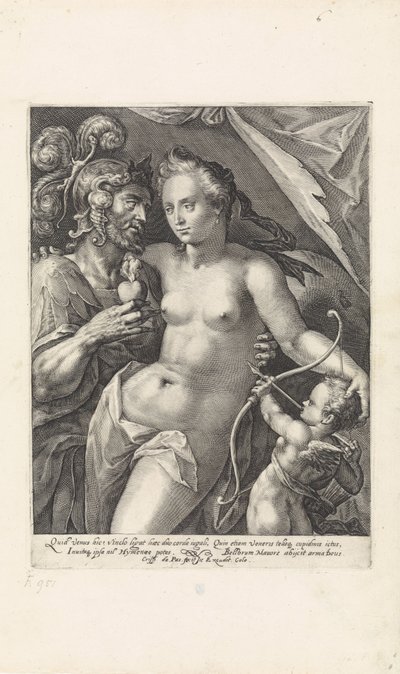 Marte e Venere da Crispijn van de Passe (I)