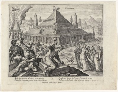 Mausoleo di Alicarnasso da Crispijn van de Passe (I)