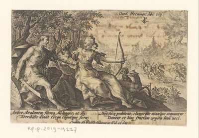 Meleagro e Atalanta da Crispijn van de Passe (I)