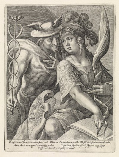 Mercurio e Minerva da Crispijn van de Passe (I)