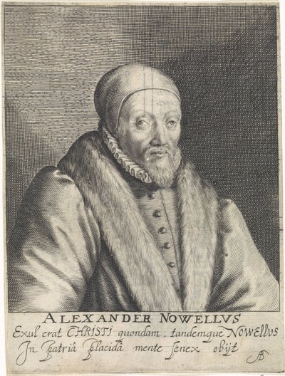 Ritratto di Alexander Nowell da Crispijn van de Passe (I)