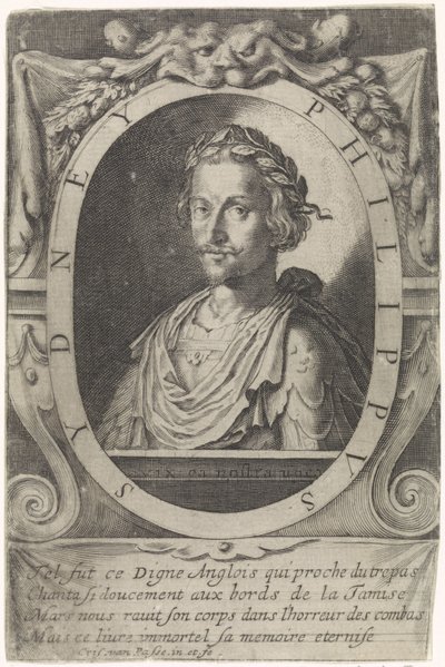 Ritratto di Philip Sydney da Crispijn van de Passe (I)