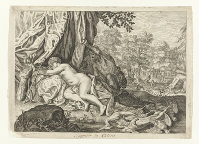 Giove e Callisto da Crispijn van de Passe (II) (attributed to)
