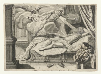 Giove e Semele da Crispijn van de Passe (II) (attributed to)