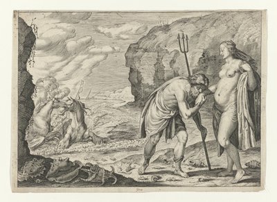 Nettuno e Caenis da Crispijn van de Passe (II) (attributed to)