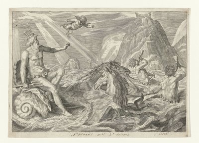 Nettuno con i tritoni da Crispijn van de Passe (II) (attributed to)