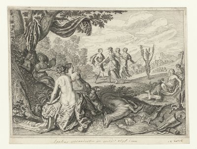 Pastore apulo trasformato in un ulivo da Crispijn van de Passe (II) (workshop of)