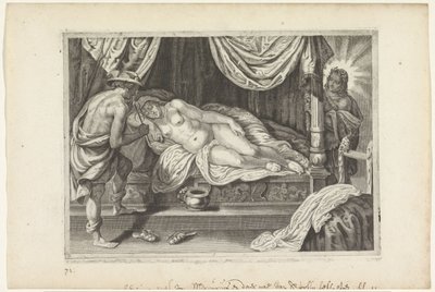 Apollo e Mercurio visitano Chione da Crispijn van de Passe (II)