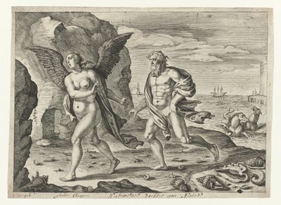 Coronis e Nettuno da Crispijn van de Passe (II)