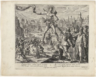 Colosso di Rodi da Crispijn van de Passe (II)