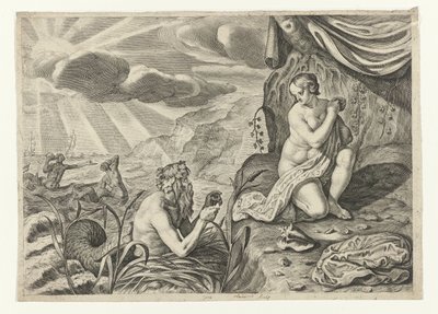 Scilla in fuga da Glauco da Crispijn van de Passe (II)