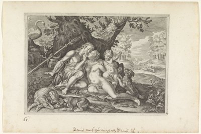 Venere avverte Adone da Crispijn van de Passe (II)