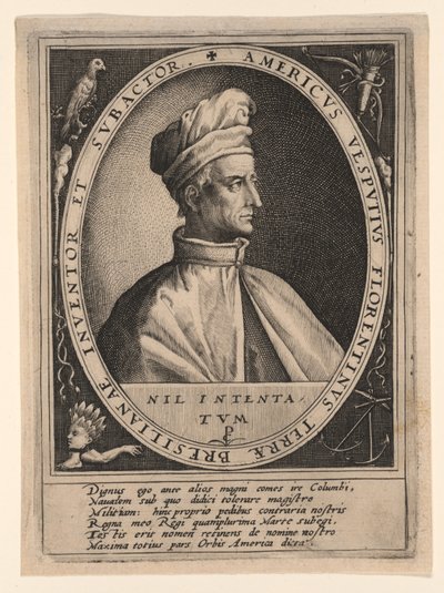 Amerigo Vespucci da Crispijn van de Passe I